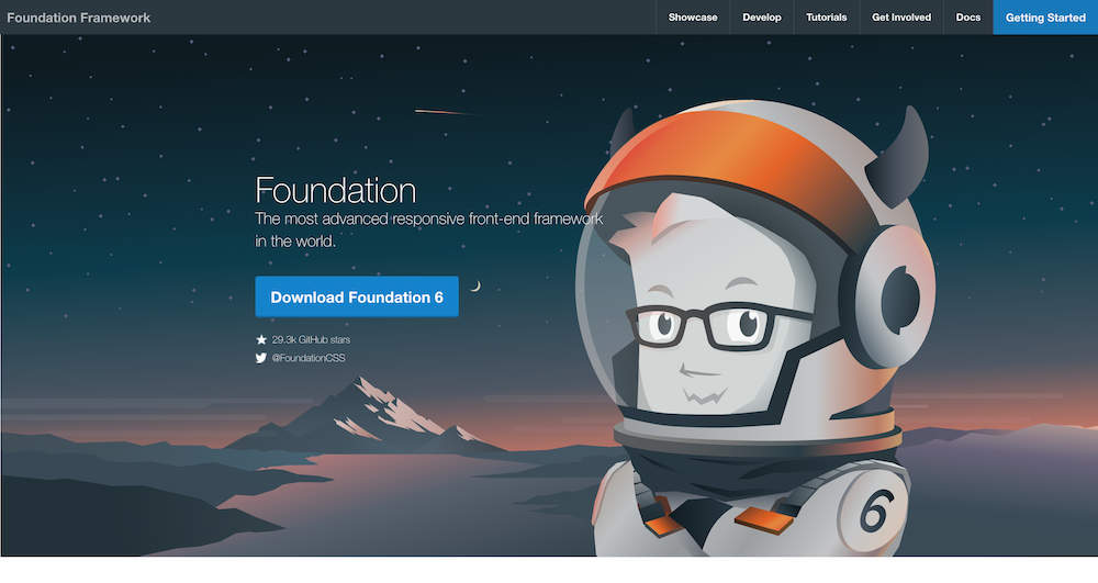 The most advanced responsive front-end framework in the world. - Foundation_ - get.foundation.png